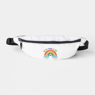 Glücklicher Pride Monat Regenbogen Vintage Gravur  Bauchtasche