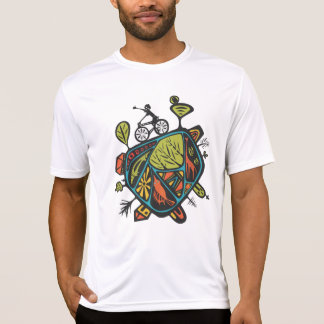 Glücklicher radfahrender TagesT - Shirt
