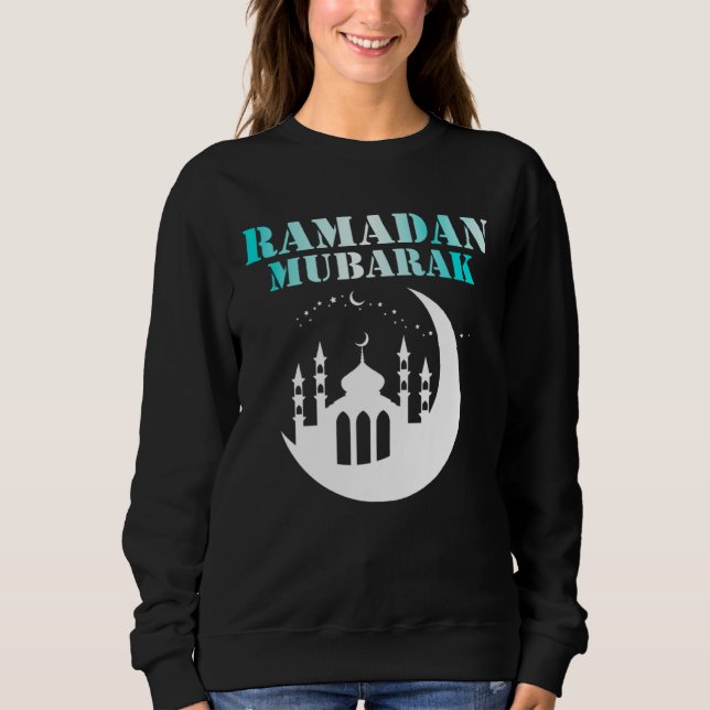 Glücklicher Ramadan  Ramadan Kareem  Ramadan Mubar Sweatshirt (Vorderseite)