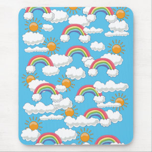 Glücklicher Regenbogen Mousepad