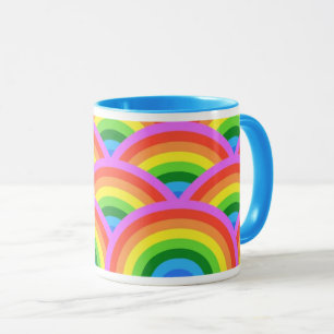 Glücklicher Regenbogen Tasse