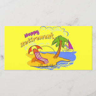 Glücklicher Ruhestand Dankeskarte