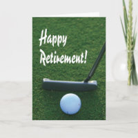 Glücklicher Ruhestand für Golfer