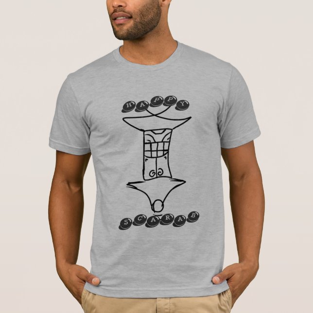 GLÜCKLICHER SCARABÄUS T-Shirt (Vorderseite)