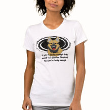 Glücklicher Schäferhund-Inhaber-T - Shirt