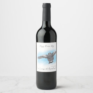 Glücklicher Scheidungstag Weinlabel Weinetikett