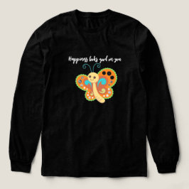 Glücklicher Schmetterling Tri-Blend Shirt