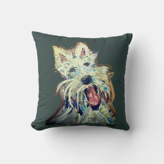 Glücklicher Scottie Kissen