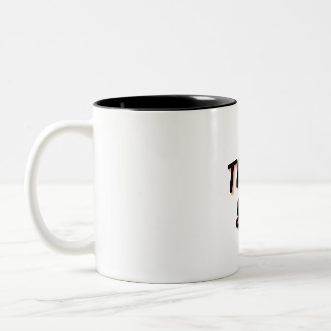 Glücklicher Siegeszug Zweifarbige Tasse (Links)