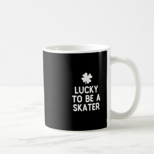Glücklicher Skater zum St. Patrick's Day Irish Ska Kaffeetasse