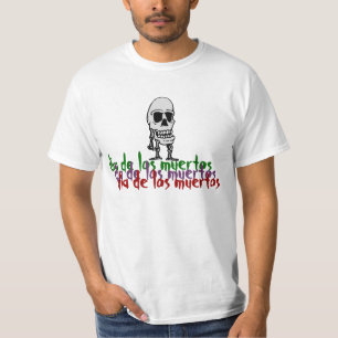 Glücklicher Skeleton T - Shirt Dia De Los Muertos
