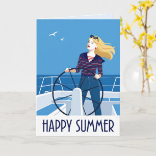 Glücklicher Sommer Karte