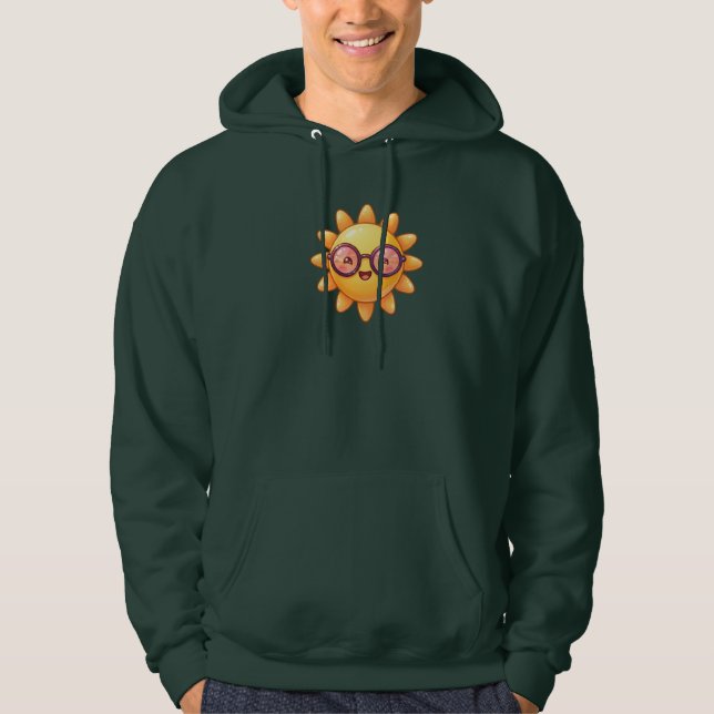 Glücklicher Sonnenschein Hoodie (Vorderseite)
