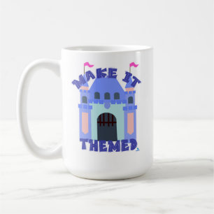 Glücklicher Spaß Mach Es Themen-Schlosspark Kaffeetasse