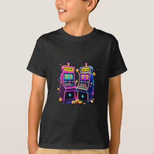 Glücklicher Spielautomaten Casino Glücksspiel Lieb T-Shirt