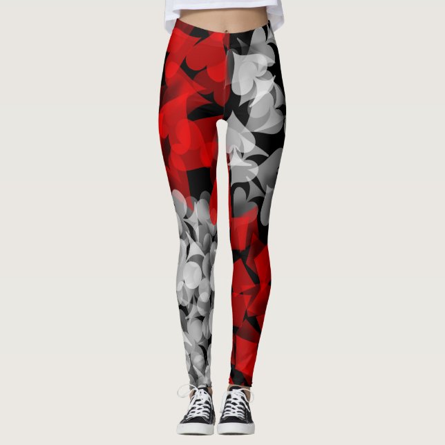 Glücklicher Spieler Leggings (Vorderseite)