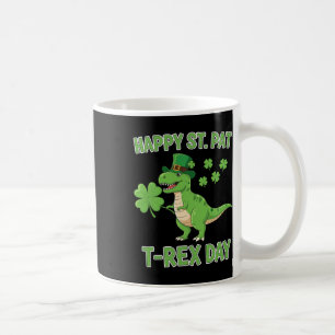 Glücklicher St Pat Trex Tag Lustiger Dinosaurier S Kaffeetasse