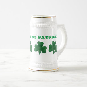 GLÜCKLICHER ST. PATRICK-TAG BIERGLAS