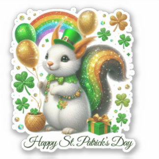 Glücklicher St. Patrick's Day Aufkleber