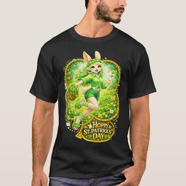 Glücklicher St. Patrick's Day T-Shirt (Vorderseite)