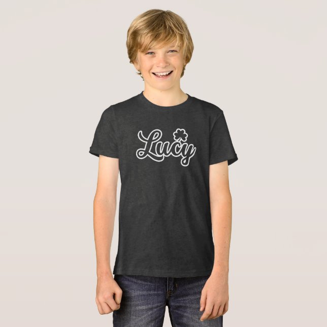  Glücklicher St. Patrick's Day  Tri-Blend Shirt (Vorderseite voll)
