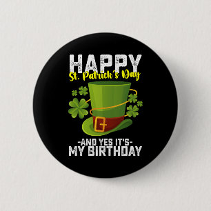 Glücklicher St. Patrick's Day und ja, es ist mein  Button