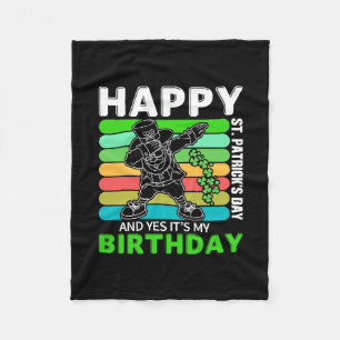 Glücklicher St. Patrick's Day und ja, es ist mein  Fleecedecke