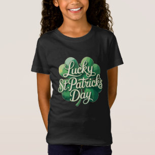 Glücklicher St. Patrick's Day Vintage-Typografie T-Shirt