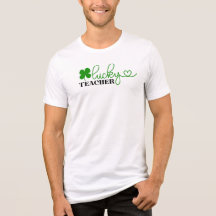 Glücklicher St. Patrick's Tag Lehrer T-Shirt