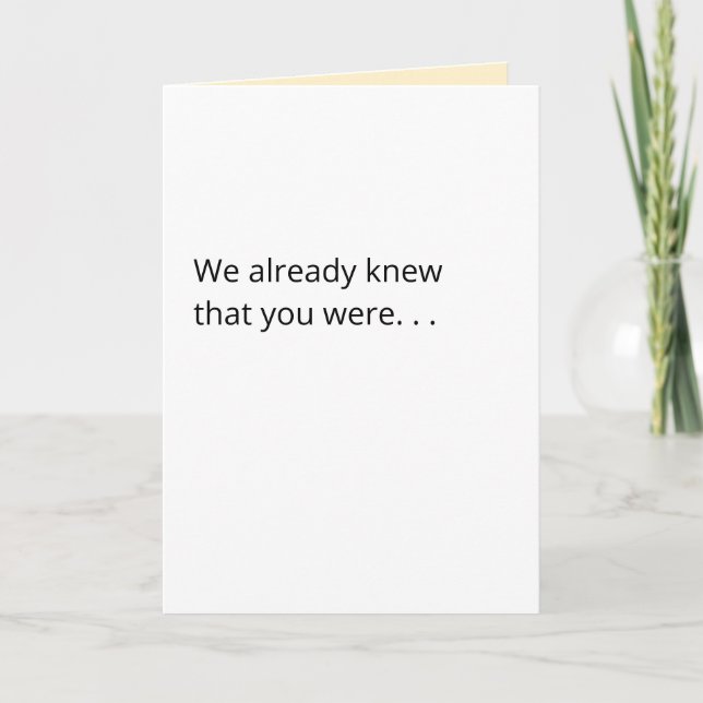 Glücklicher Start für LBGTQ+-Glückwunsch Karte (Vorderseite)