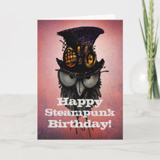 Glücklicher Steampunk Geburtstag! - Lustige Karte
