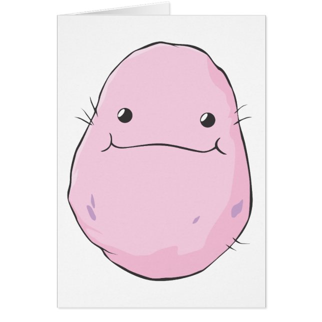 Glücklicher süße Kartoffel-Gemüse-Cartoon (Vorne)