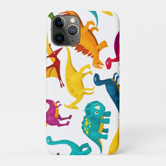 Glücklicher süßer Dino  Case-Mate iPhone Hülle (Rückseite)