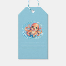 Glücklicher süßer Oktopus Kawaii Meer Leben Illust