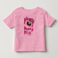 Glücklicher T-Shirt | glücklicher Cartoon-Piggy