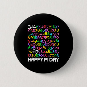 Glücklicher Tag 3.14 Mathe-Liebhaber 67 Mathe-Lehr Button