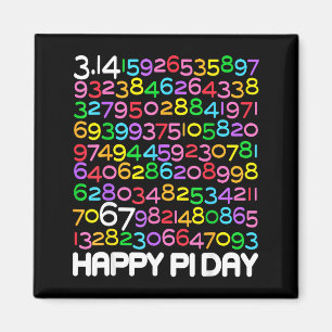 Glücklicher Tag 3.14 Mathe-Liebhaber 67 Mathe-Lehr Magnet