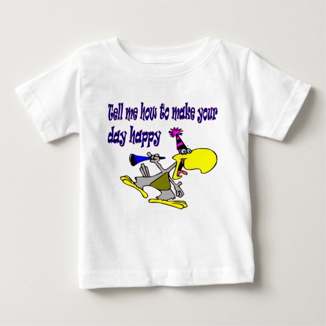 glücklicher Tag Baby T-shirt (Vorderseite)