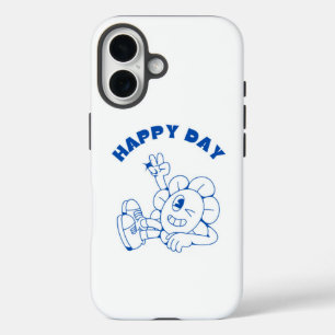 glücklicher Tag iPhone 16 Hülle