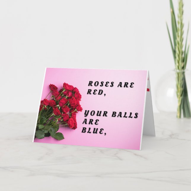 Glücklicher Tag der Vasektomie! Dankeskarte (Vorderseite)