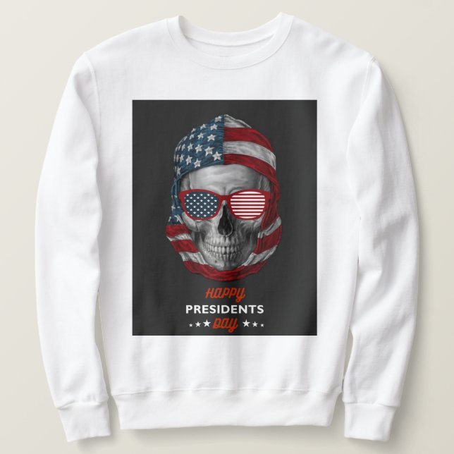 Glücklicher Tag des Präsidenten Sweatshirt (Design vorne)
