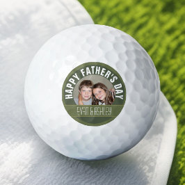 Glücklicher Tag des Vaters - Maßgeschneiderte Foto Golfball