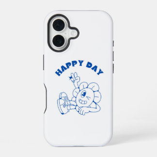 glücklicher Tag iPhone 16 Hülle