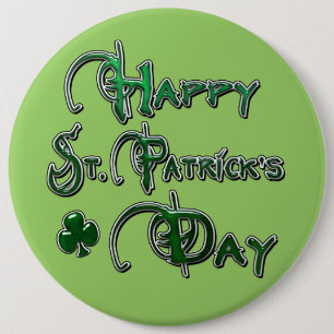 Glücklicher Tag St. Patricks Button