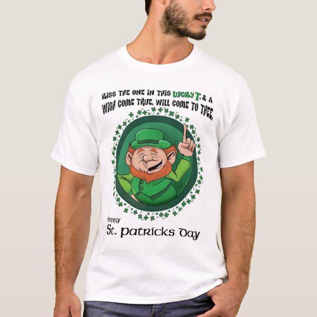 Glücklicher Tag St. Patricks T-Shirt (Vorderseite)