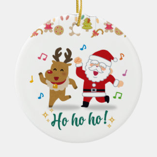 Glücklicher Tanz Keramik Ornament
