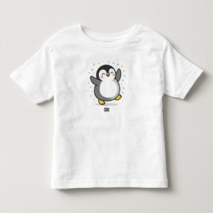 glücklicher tanzender Pinguin Individuelle Kinderi Kleinkind T-shirt