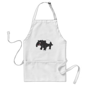 Glücklicher Tapir-Cartoon Schürze