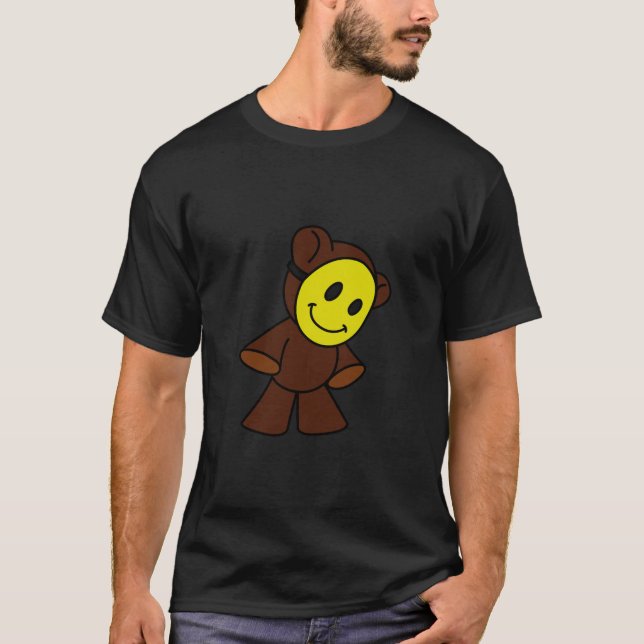Glücklicher Teddybär T-Shirt (Vorderseite)