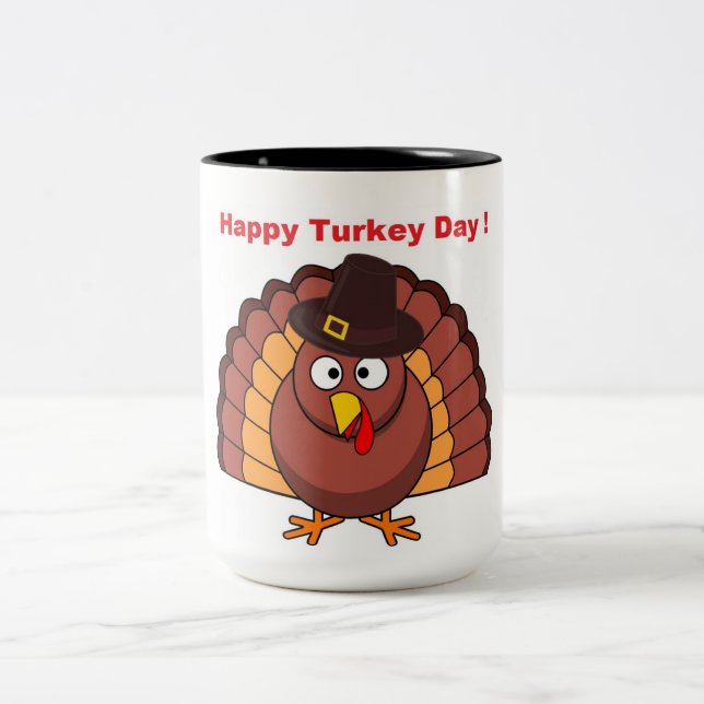 GLÜCKLICHER TÜRKEI-TAG TASSE (Mittel)
